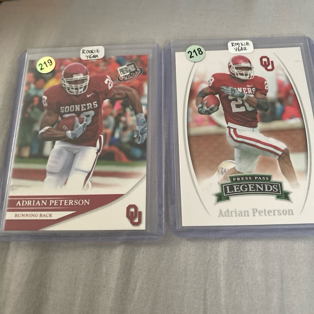 Adrian Peterson Rookie Year Football Cards